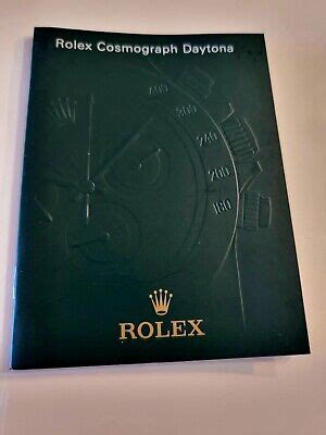 instruction booklet for rolex cosmograph daytona men's black dial watch